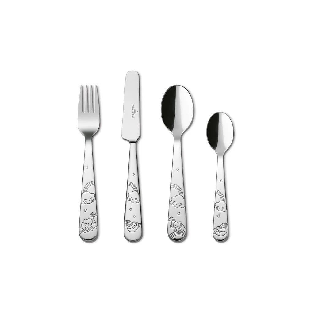 Villeroy & Boch Kinderbesteck Walk like an Elephant 4er Set Silber