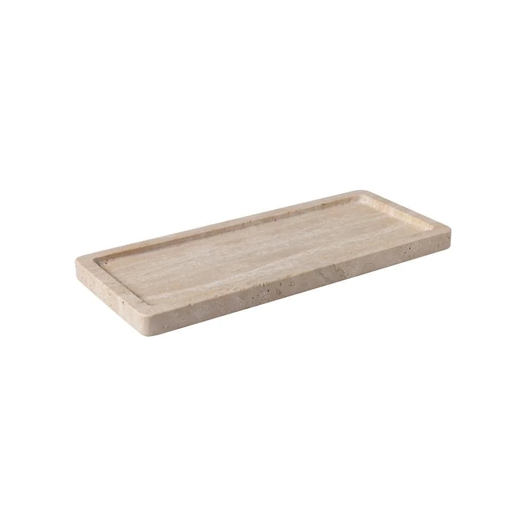 Villeroy & Boch Servierplatte Manufacture Travertine Sand Stein Rechteckig