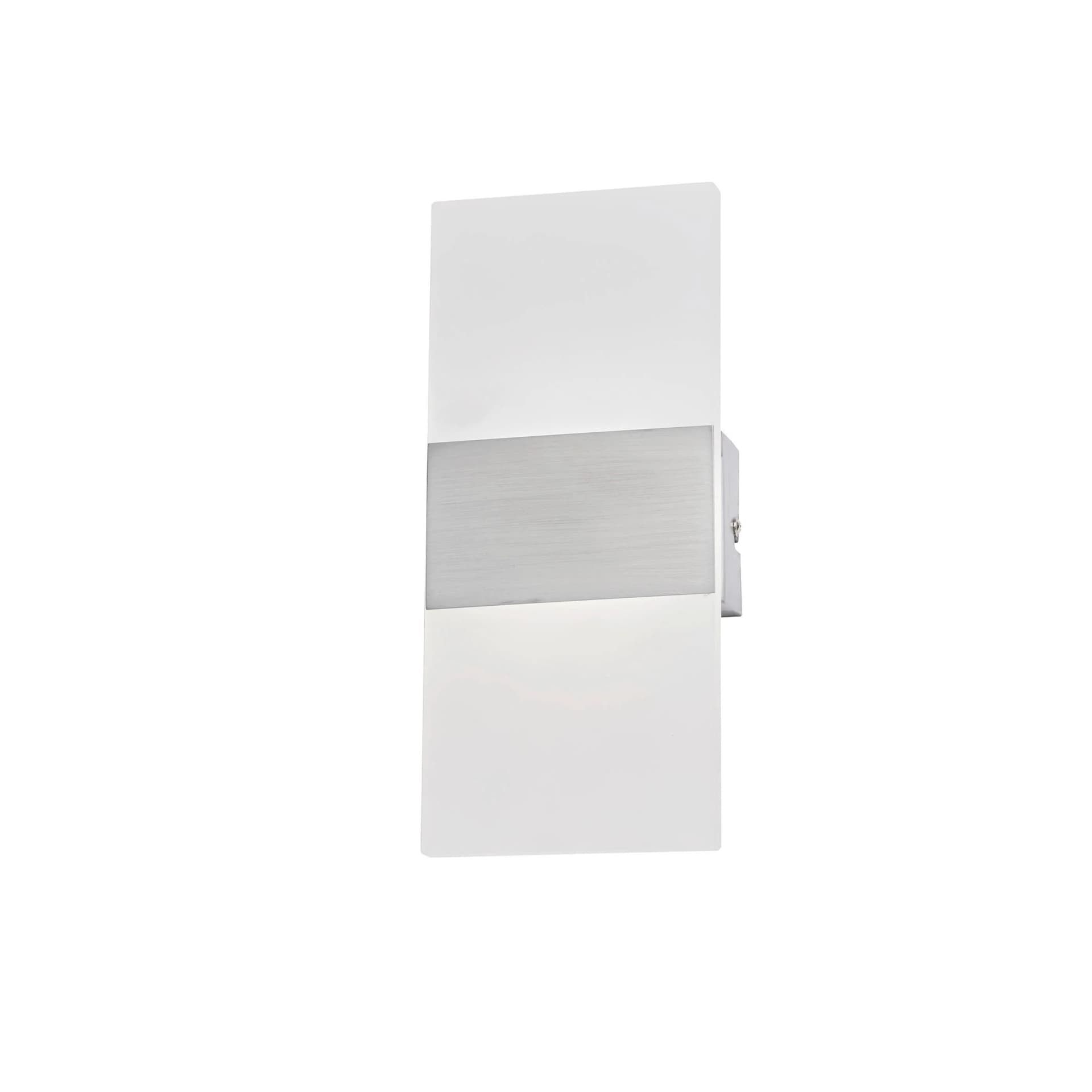 Wandleuchte FODER Metall Nickelfarben 27 cm