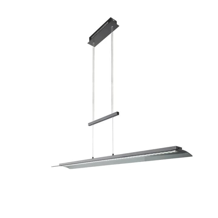 Fischer & Honsel Pendelleuchte NANA Schwarz Rauchglas CCT Dimmbar