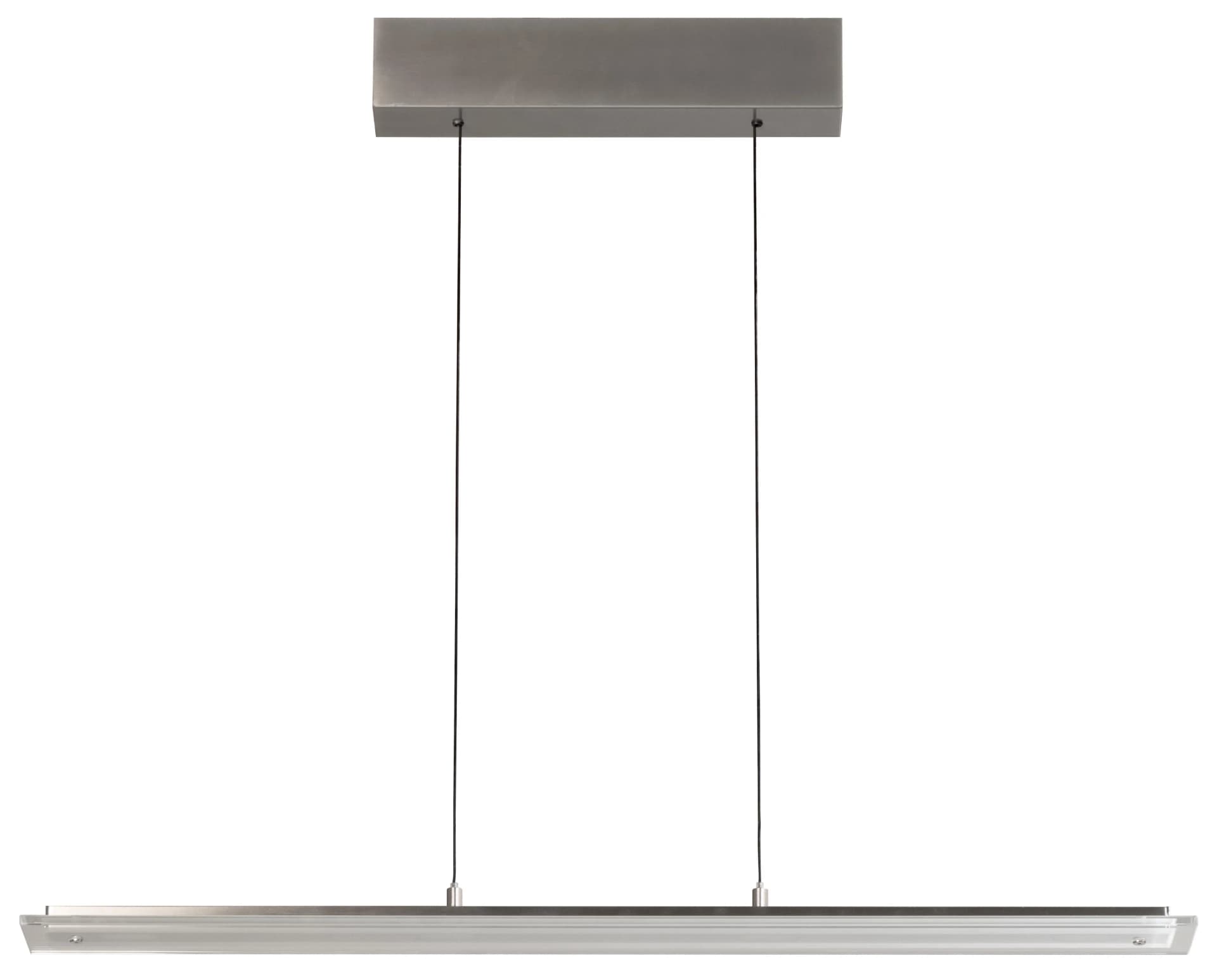 Fischer und Honsel LED-Pendellampe Torvi 135 cm Nickel Grau CCT