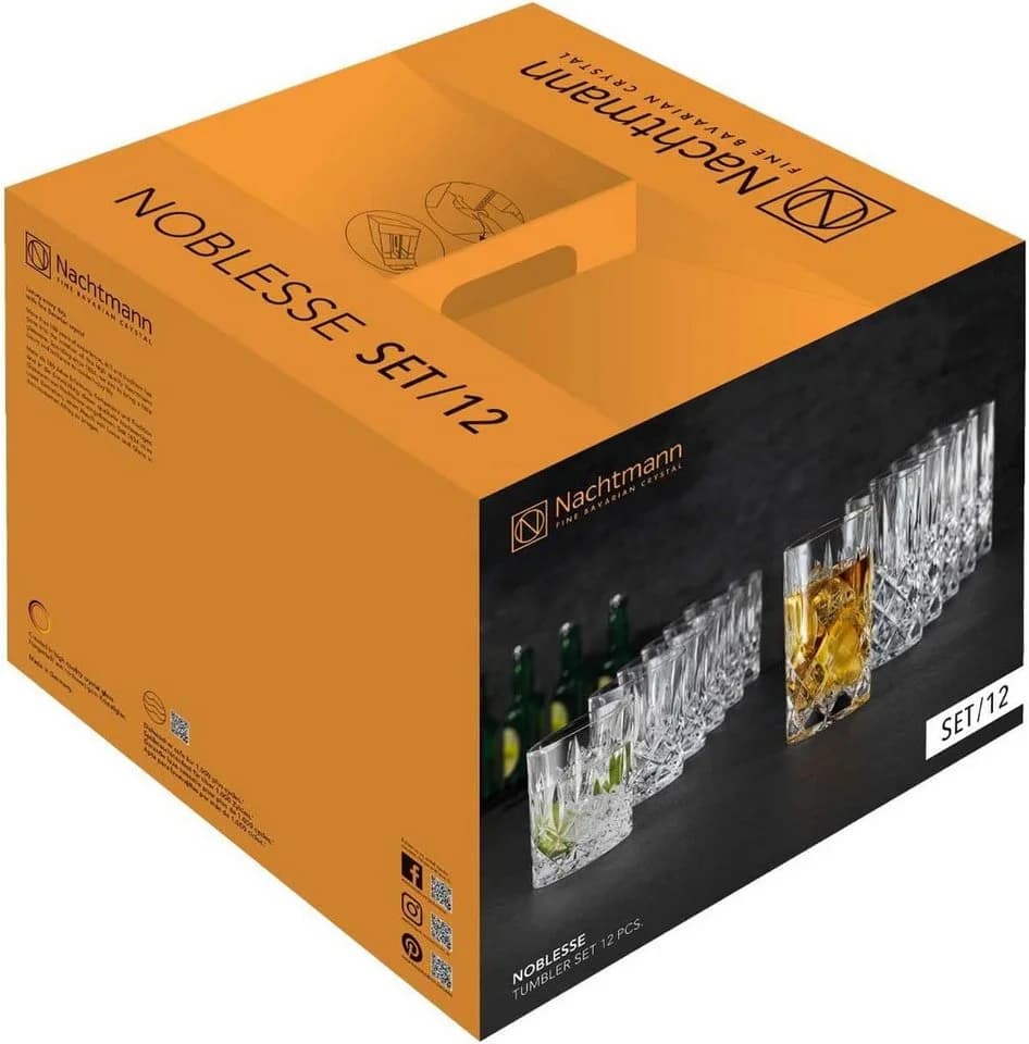 Nachtmann Gläserset 12-teilig Klar Glas Made in Germany