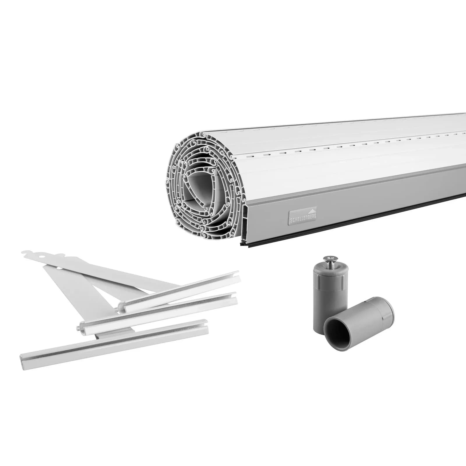 Schellenberg Rolladenpanzer Set PVC Maxi, 120 x 140 cm, weiß