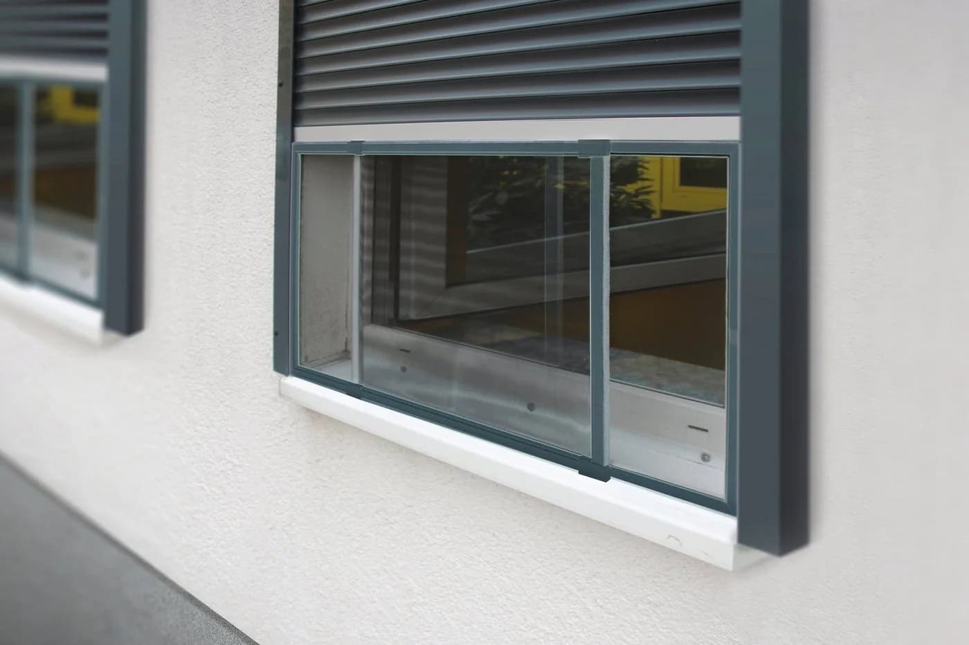 Schellenberg Insektenschutz-Schiebefenster Ausziehbar Aluminium