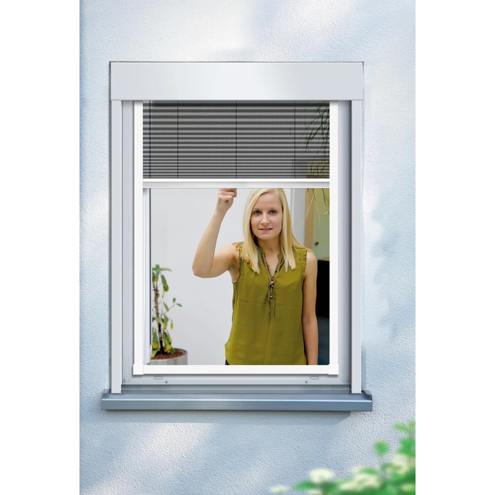 Schellenberg Insektenschutz-Fenster-Plissee Transparent