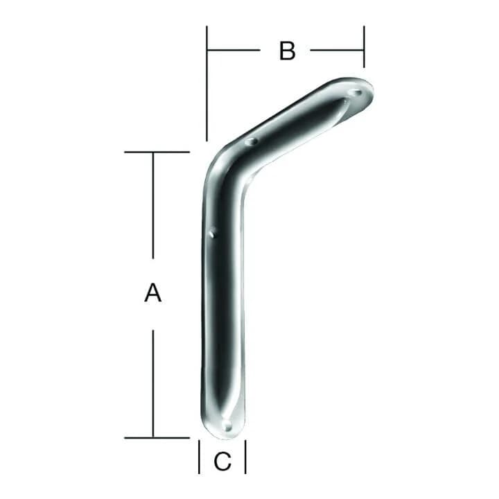 VORMANN Konsole 120x83 Weiß Stahl Werkstatt