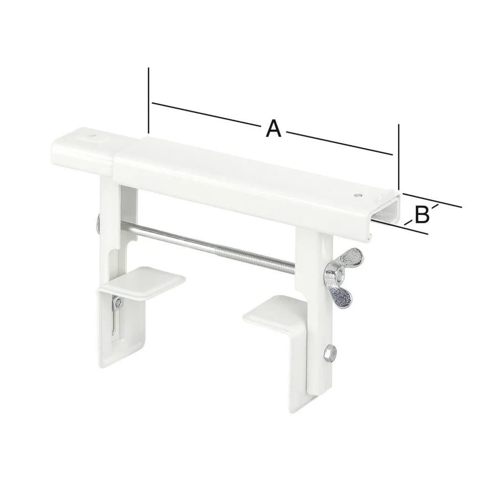 Vormann Universal-Heizkörperkonsolen Weiß Stahl