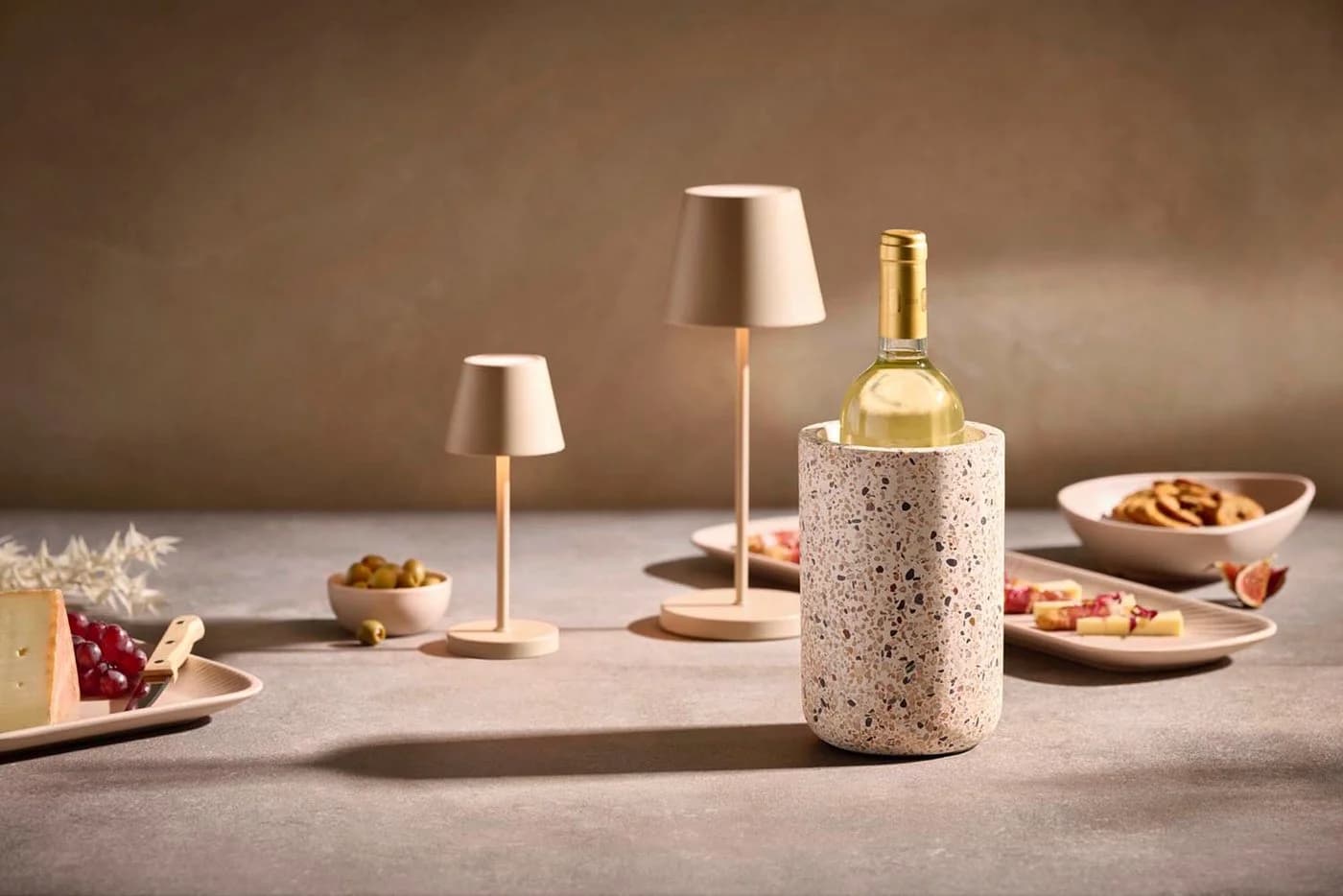 Wein- und Sektkühler APS Terrazzo Beton
