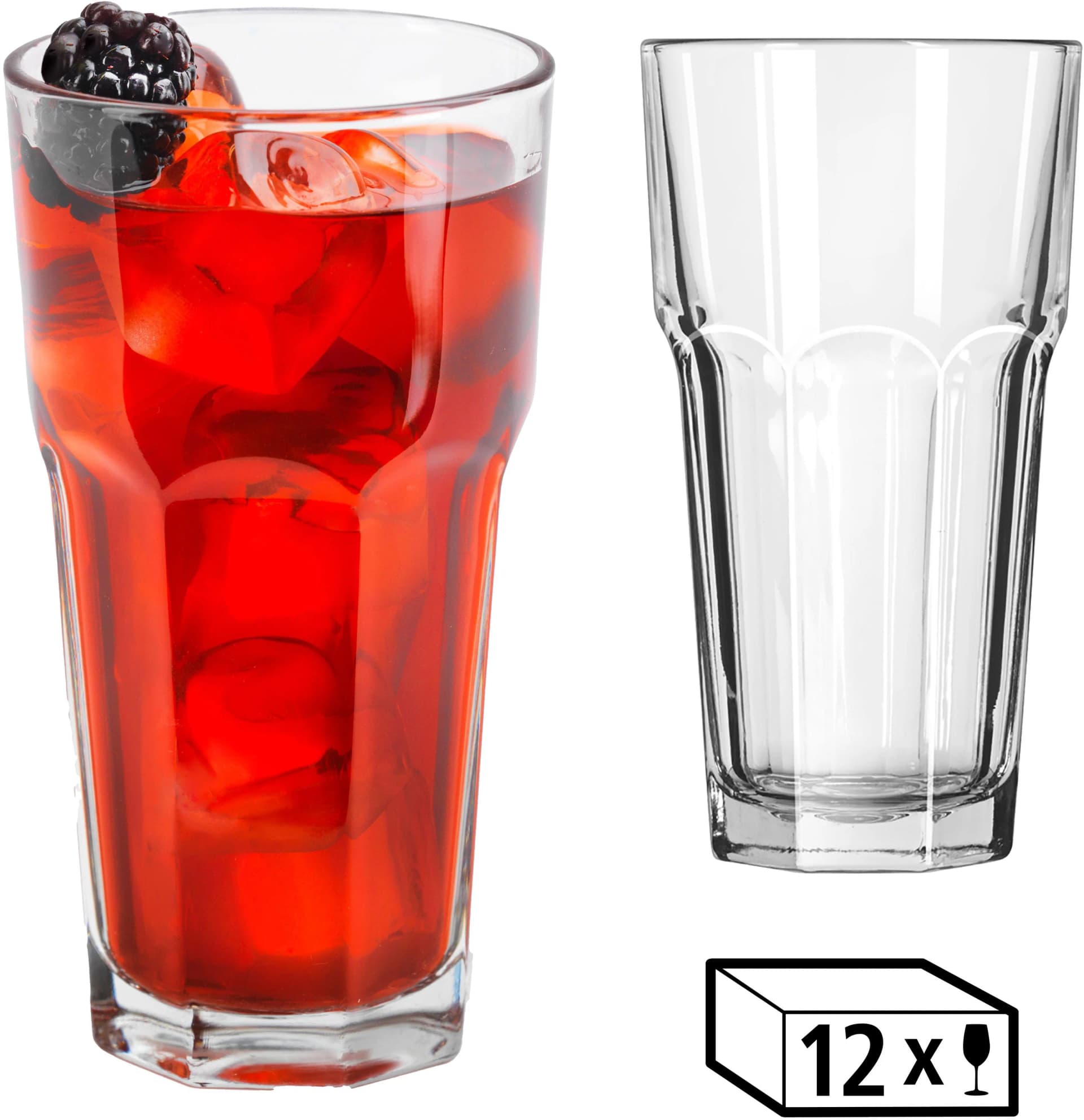 Libbey Cooler Glas Set Gibraltar 12-teilig 473ml Transparent