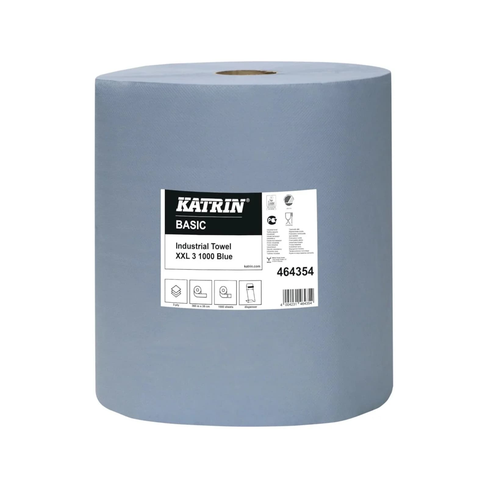 KATRIN Putzpapier 2-lagig Blau 1000 Blatt