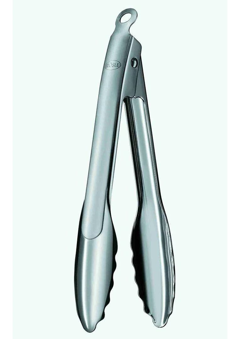 RÖSLE Kochzange Silber Edelstahl 18/10 23 cm Küchenzange