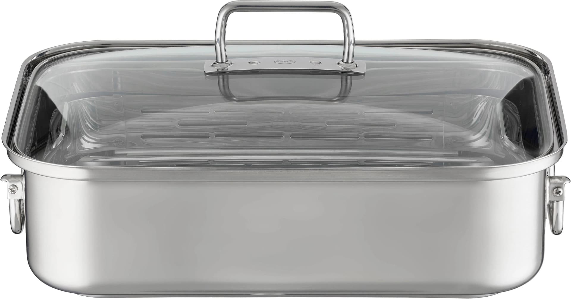 RÖSLE EXPERTISO Bräter Silber Edelstahl 6,5 l