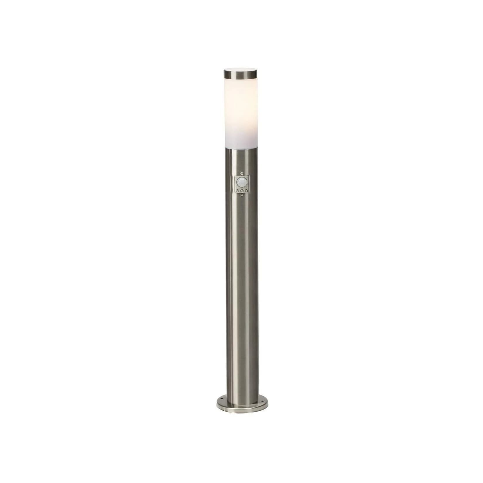 Brilliant Chorus Außenlampe Edelstahl mit Bewegungsmelder IP44