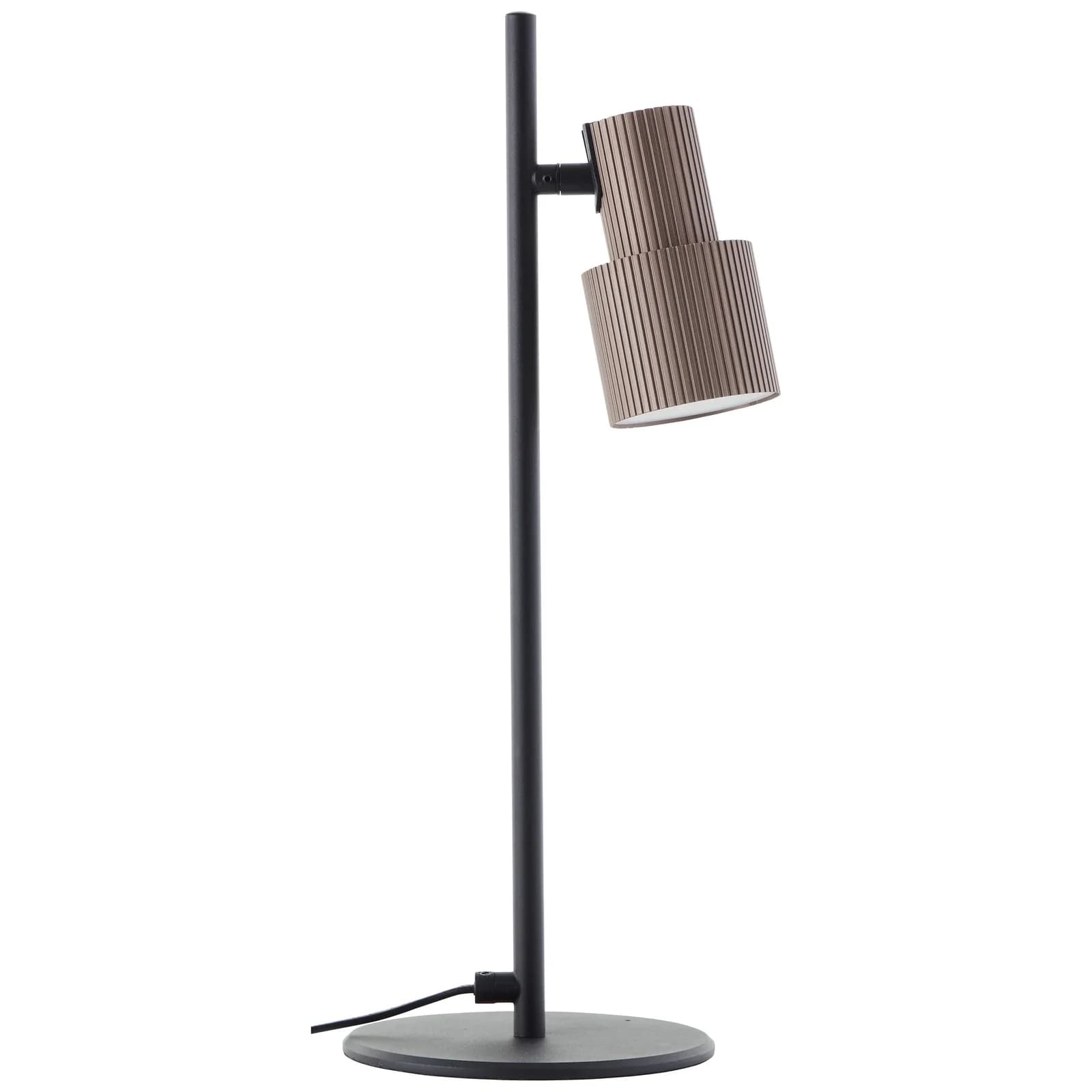 BRILLIANT Tischleuchte Cadiz Schwarz/Bronze Aluminium Schwenkbar