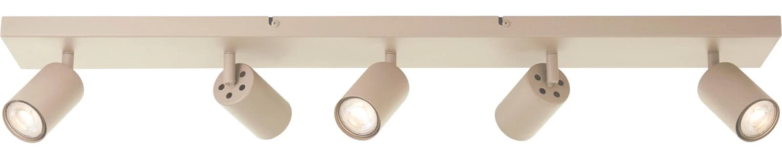 BRILLIANT Deckenstrahler Jello 5-flammig Champagner Metall