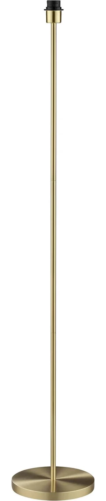 Brilliant Stehlampe Cambel Messing E27 Fußschalter