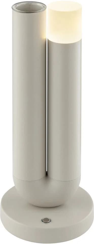 OTTO HOME LED Tischleuchte Lynett Beige mit Vase