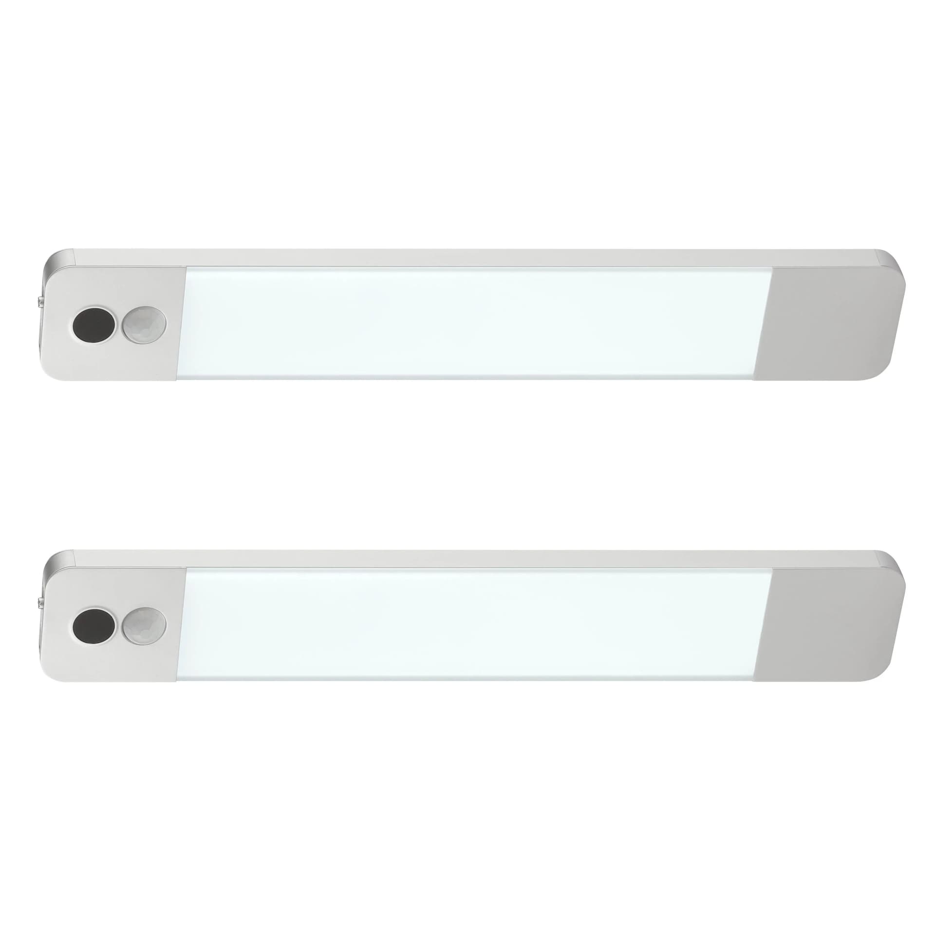 HANSEATIC LED Unterbauleuchte 2er Set Aluminium Dimmbar
