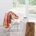 Ibena Jacquard Rio Wohndecke Bunt Bio-Baumwolle
