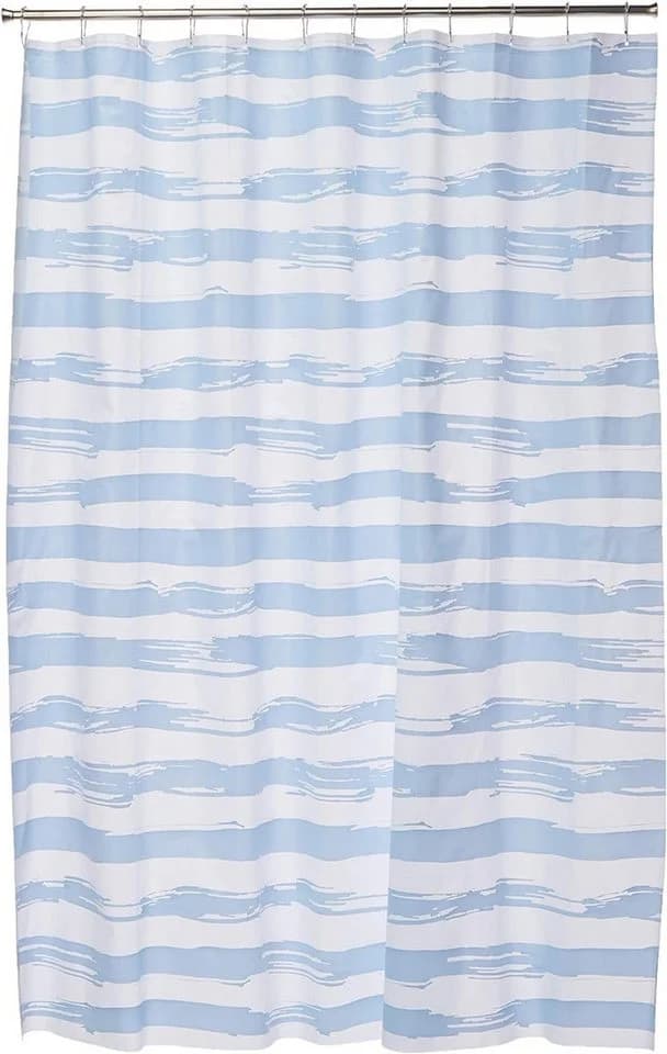 Kleine Wolke Duschvorhang Stripy Blau Polyester 180x200 cm