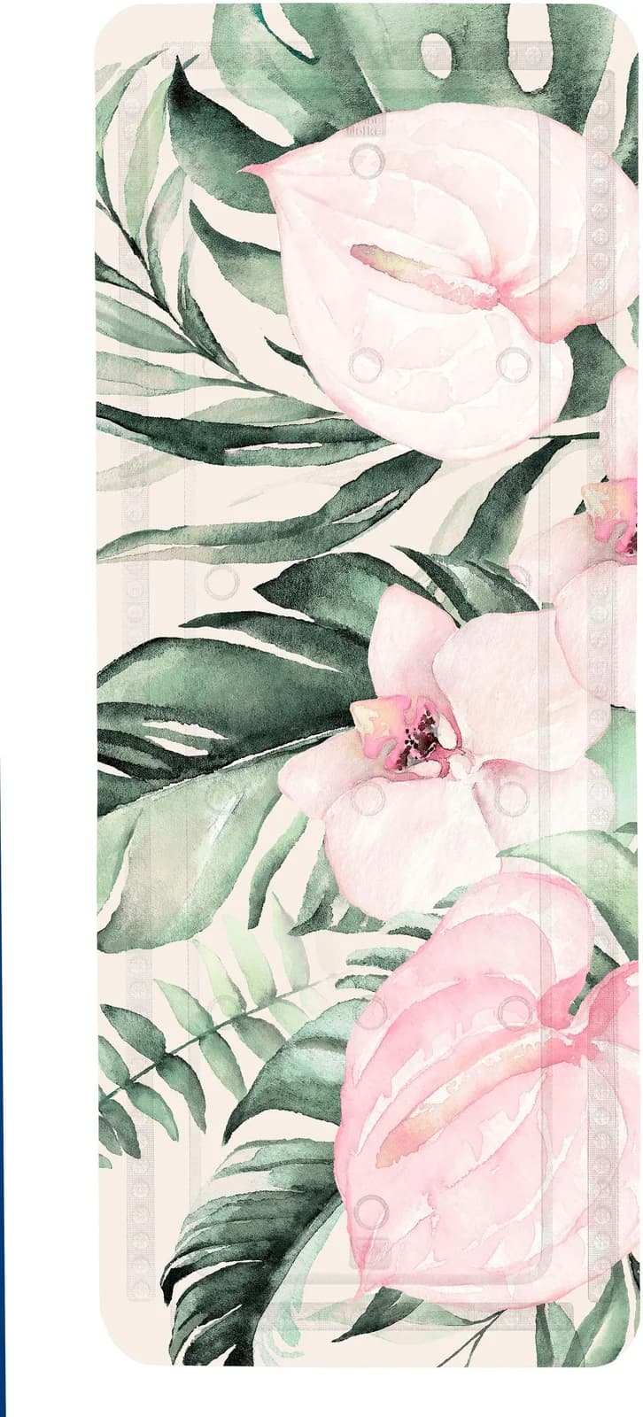 Bunte Wanneneinlage aus PVC Schaum im Garden-Stil