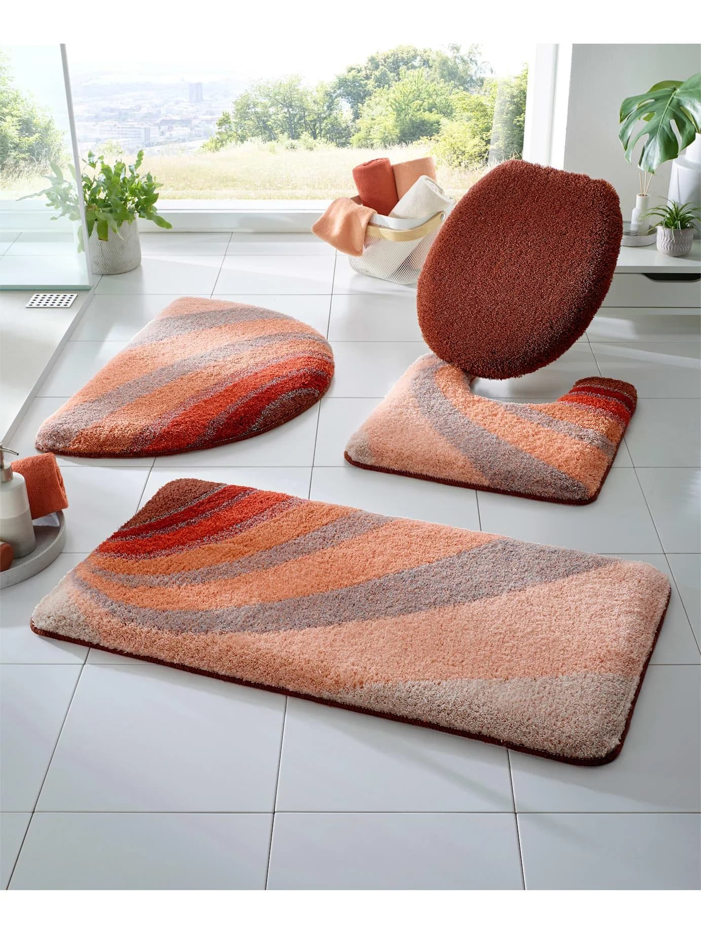 Badematte KLEINE WOLKE Gr. 2 Beige Rutschhemmend 70x120cm