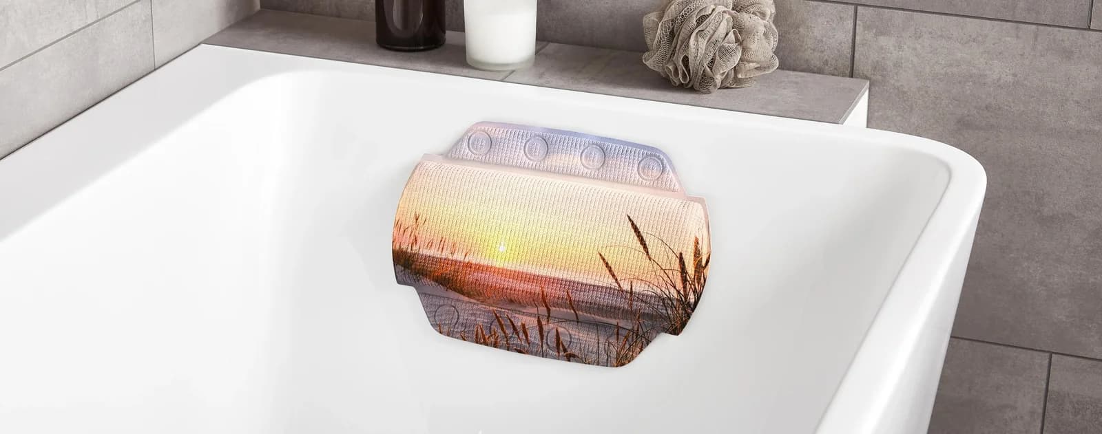 Nackenkissen KLEINE WOLKE "Juist" Multicolor PVC
