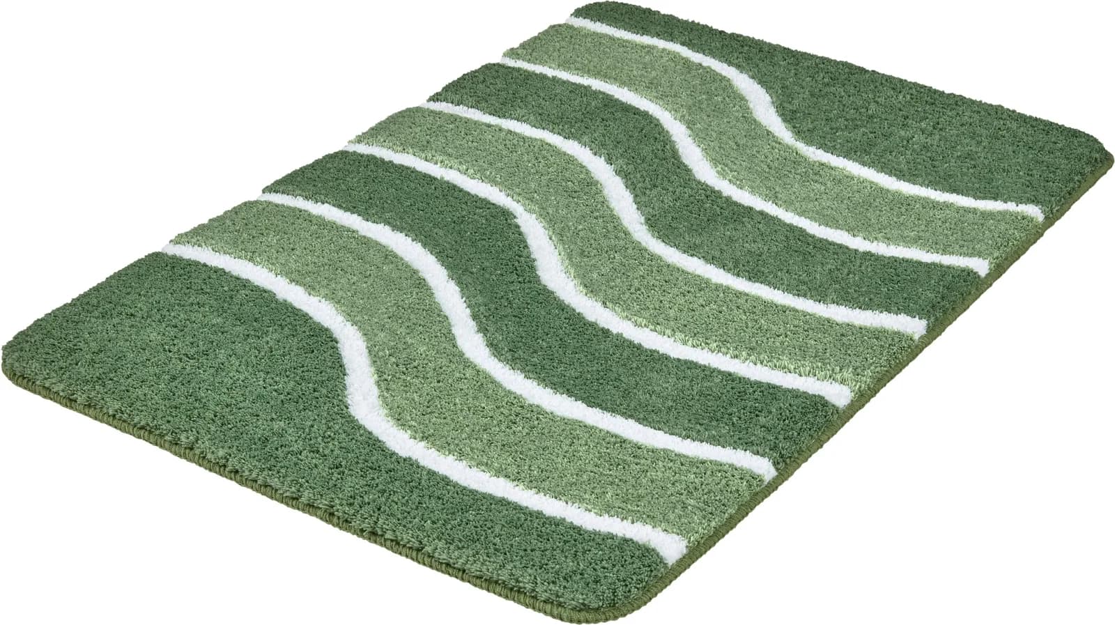MEUSCH Badematte Lara Minze Polyester Hoch-Tief-Effekt