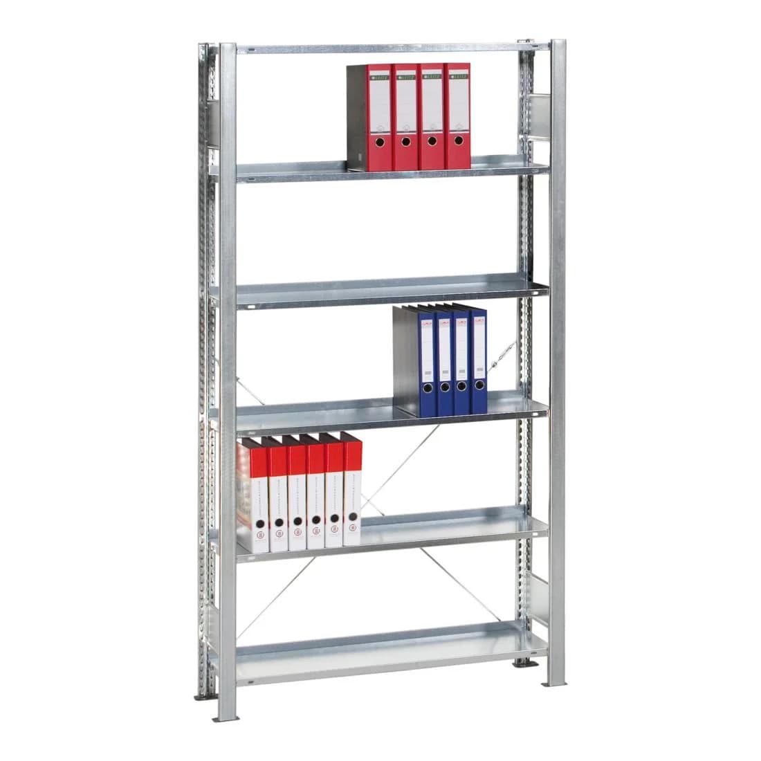 Schulte Anbauregal Büro-Schraubregal MULTIplus85 7 Fachböden