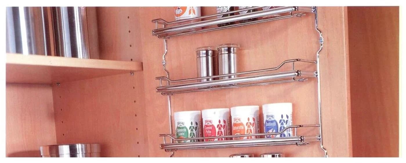 Wesco Gewürzbord Chrom Einbauküche Ablage