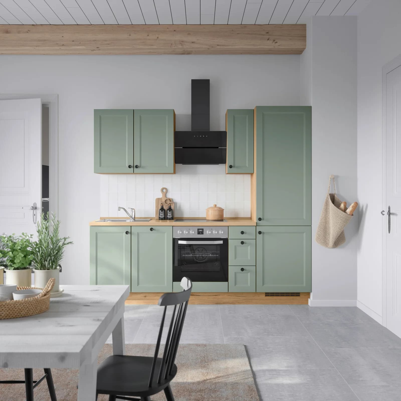nobilia® Küchenzeile Cascada II 240 cm Modern