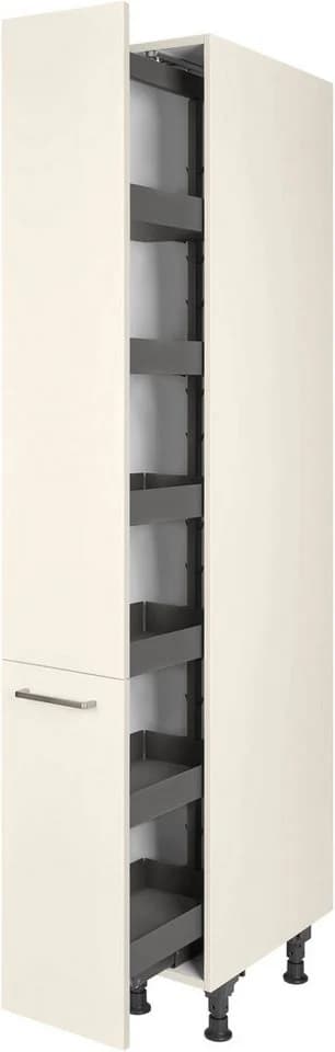 Nobilia Apothekerschrank Touch Magnolie 5 Fächer