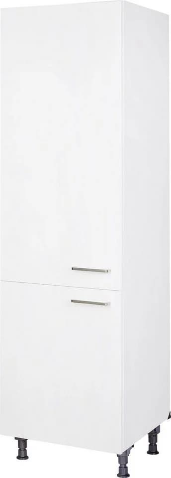Nobilia Hochschrank Touch Weiß 2 Türen 5 Fächer Soft-Close