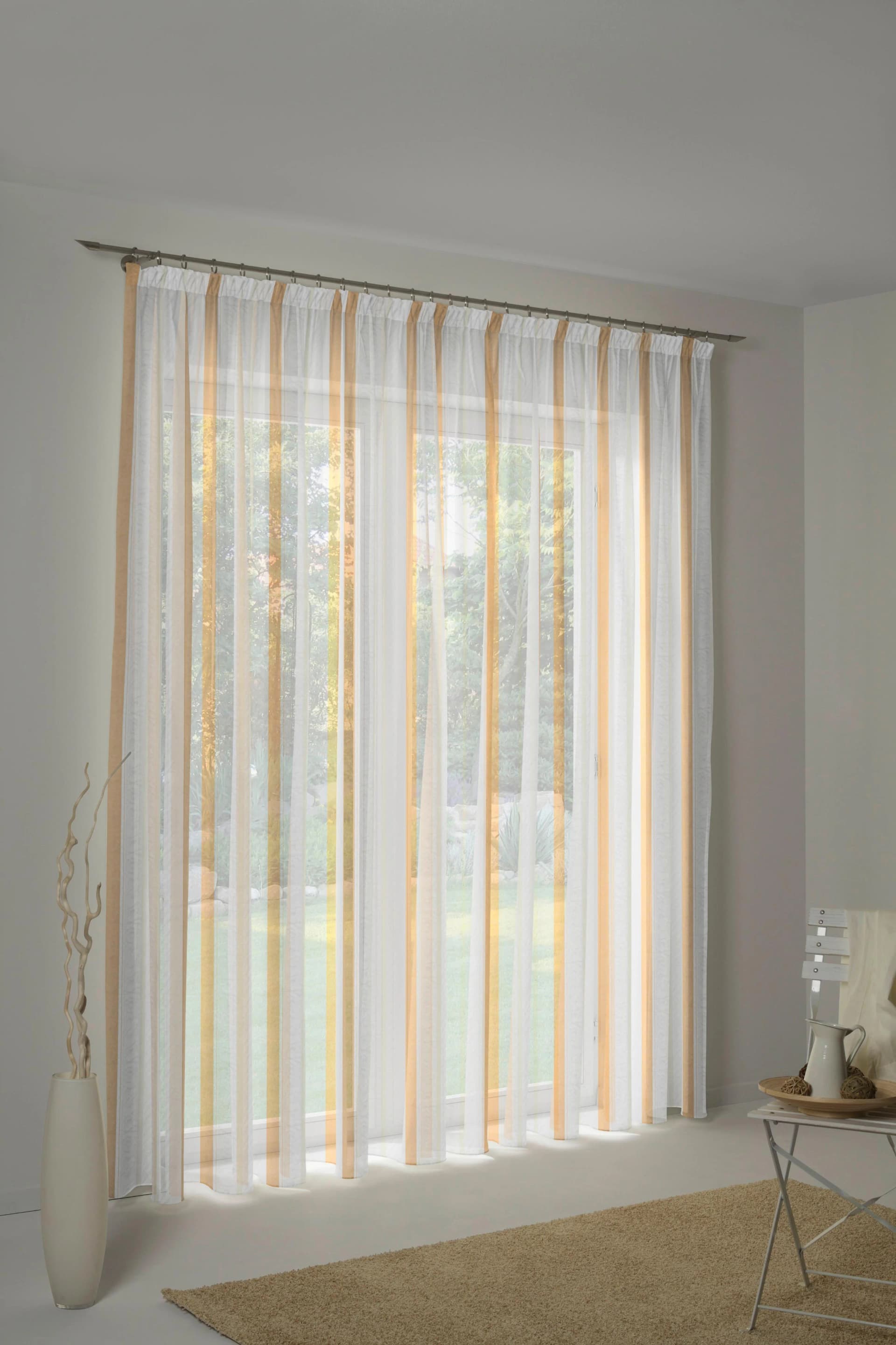 WIRTH Vorhang Nicole Gold Polyester Gardine