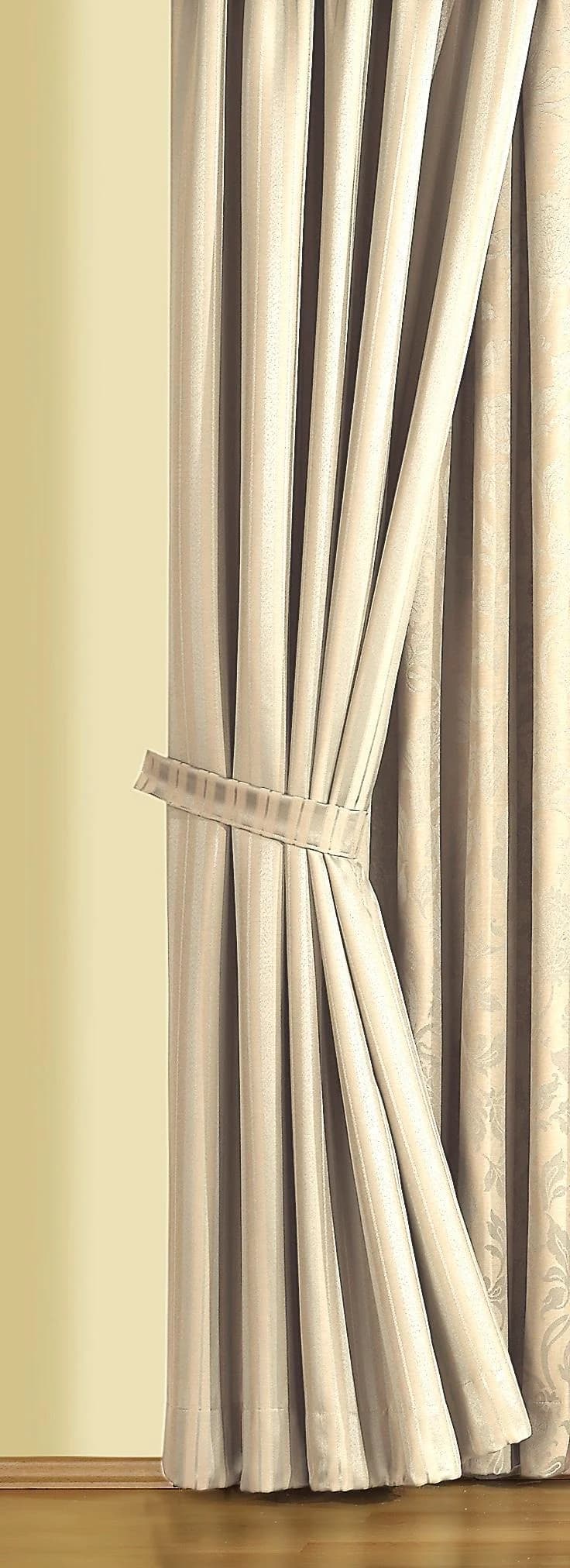 WIRTH Raffhalter Jasmin Beige Viskosemischung 2er Pack