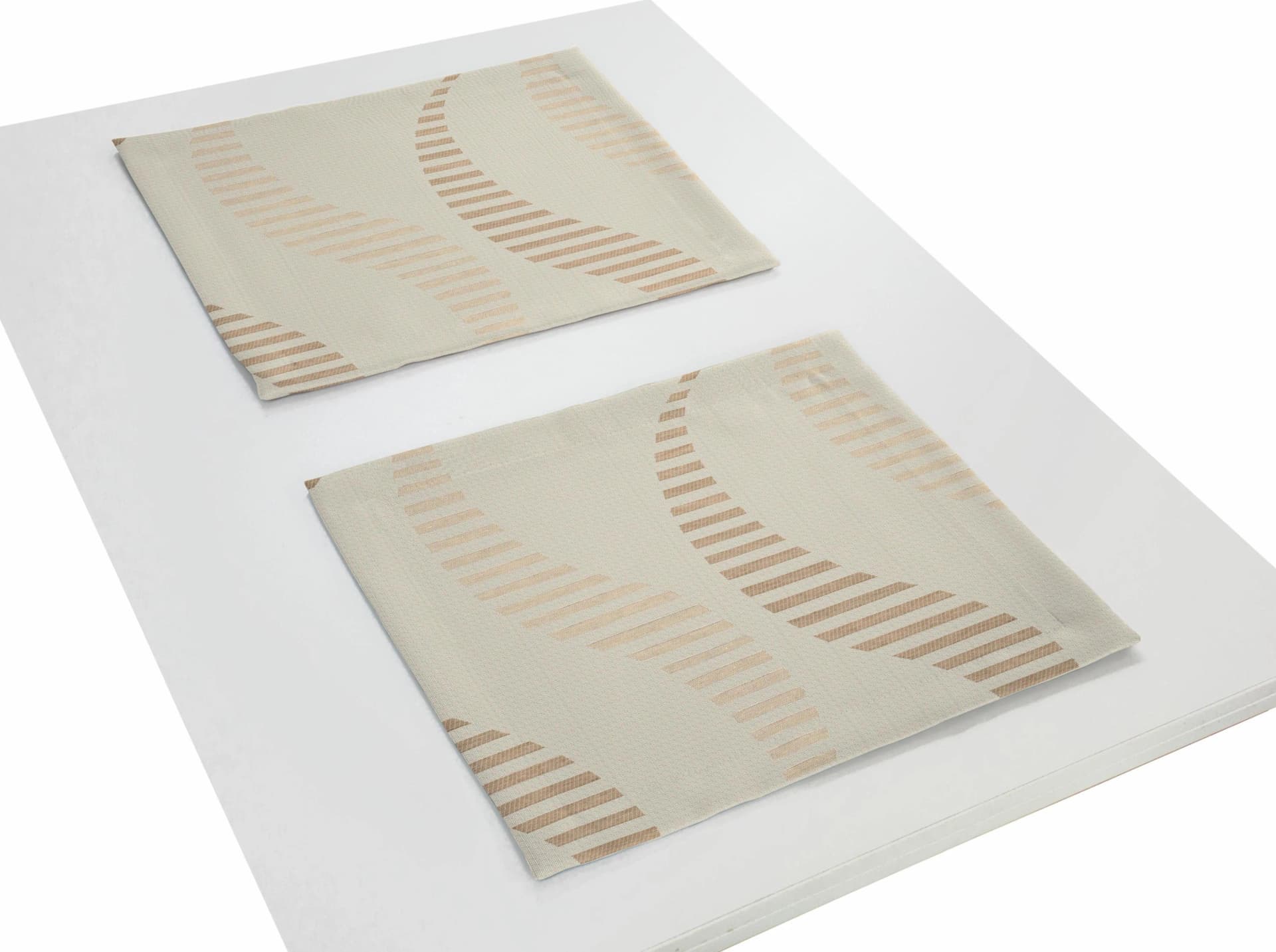 WIRTH Platzset LUPARA Beige 2er Packung Jacquard