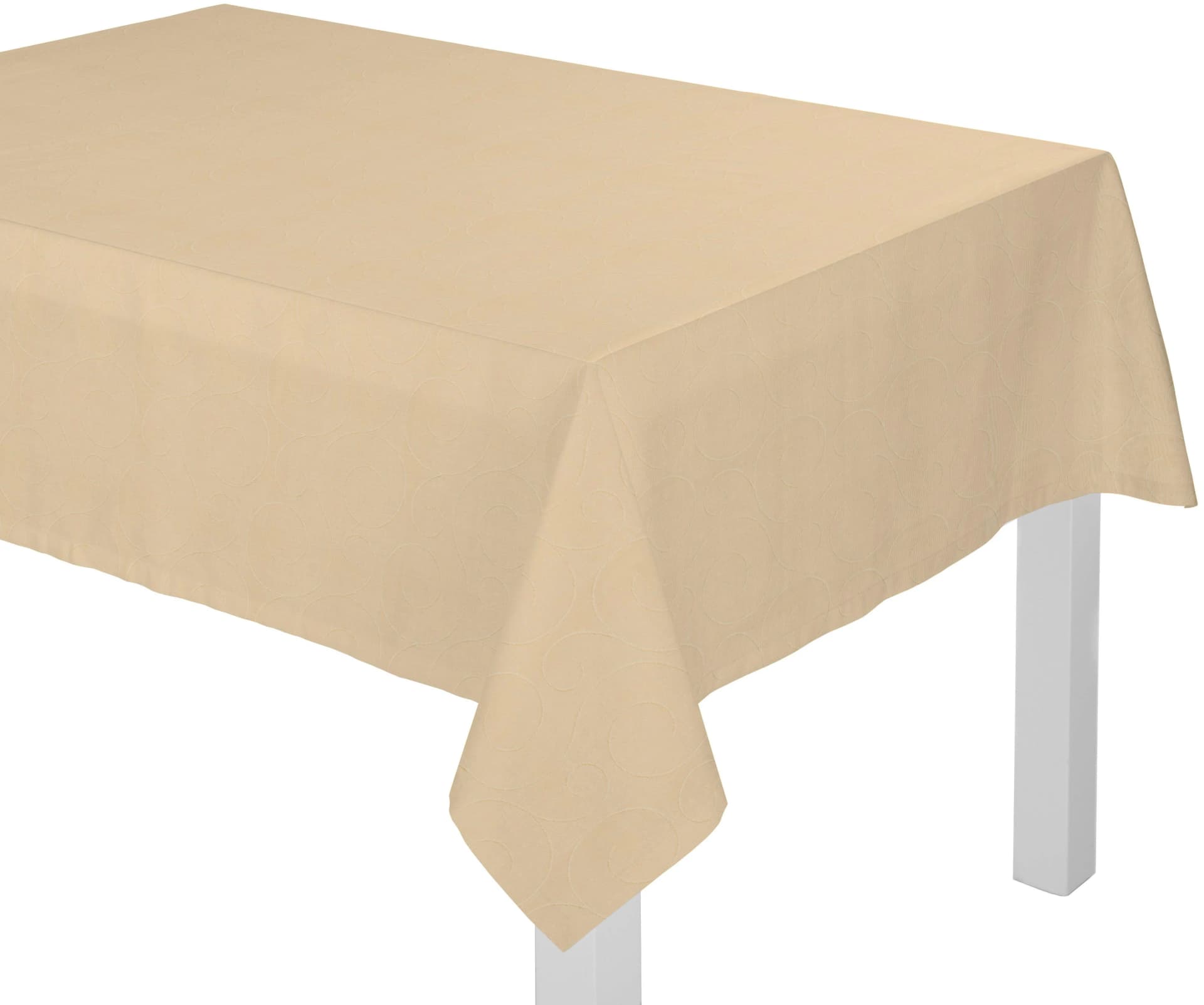 Tischdecke WIRTH Neufahrn Grau Taupe 130x220cm Kunstfaser