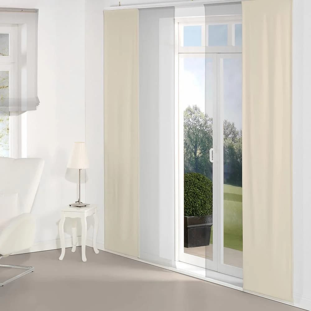 Schiebegardine WIRTH Dim out Beige Polyester 60x225cm