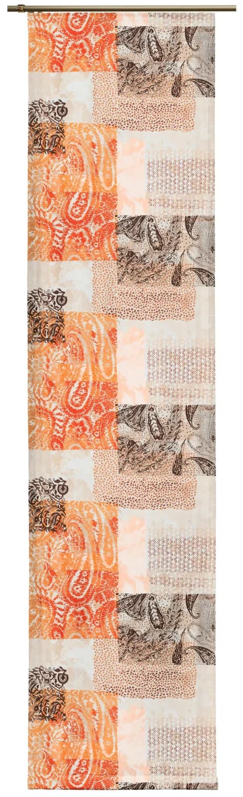 Schiebegardine WIRTH JOLANDA Orange Polyester