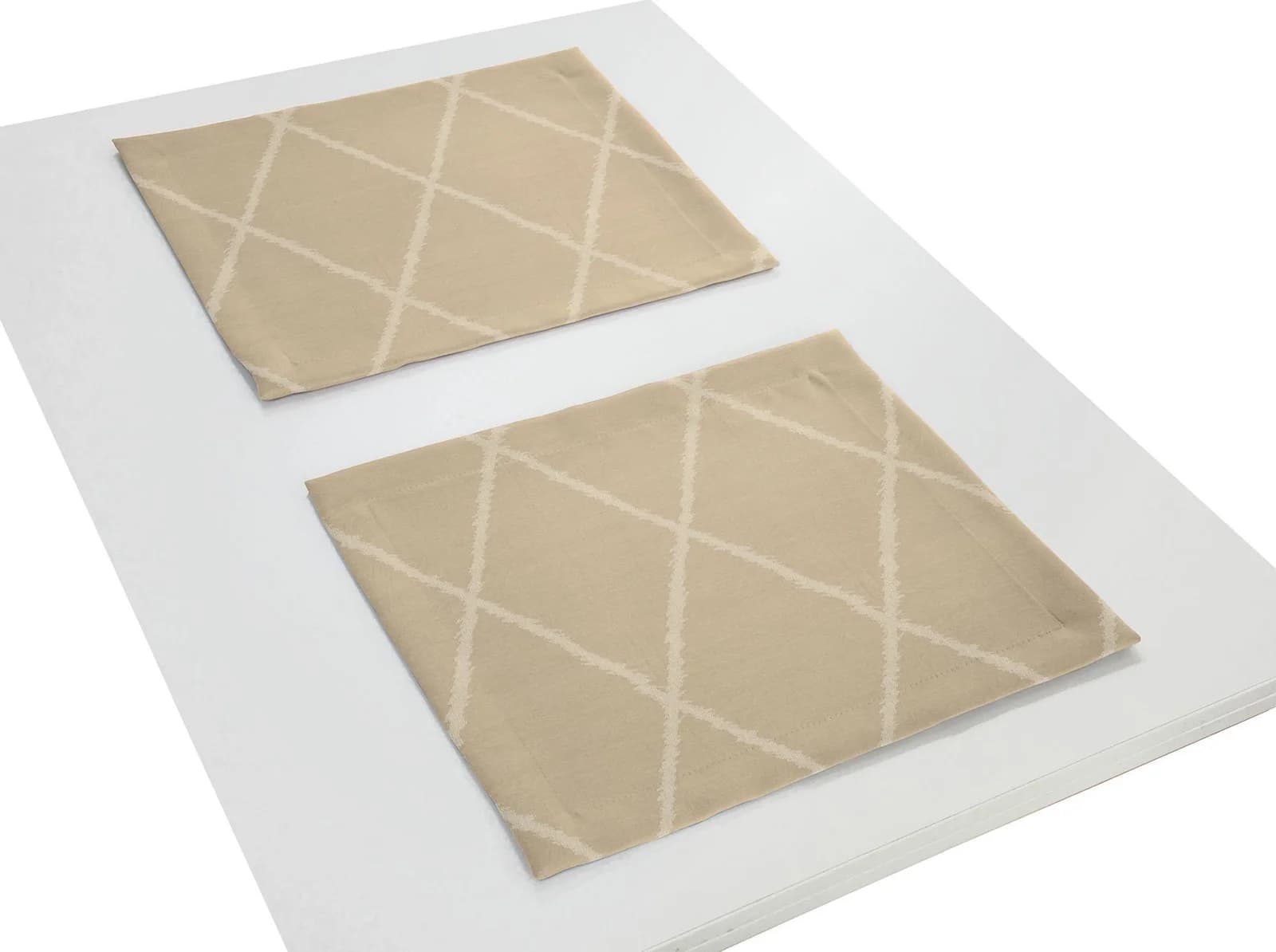 Platzset ADAM Casket Valdelana Light Beige 2er-Set Baumwolle