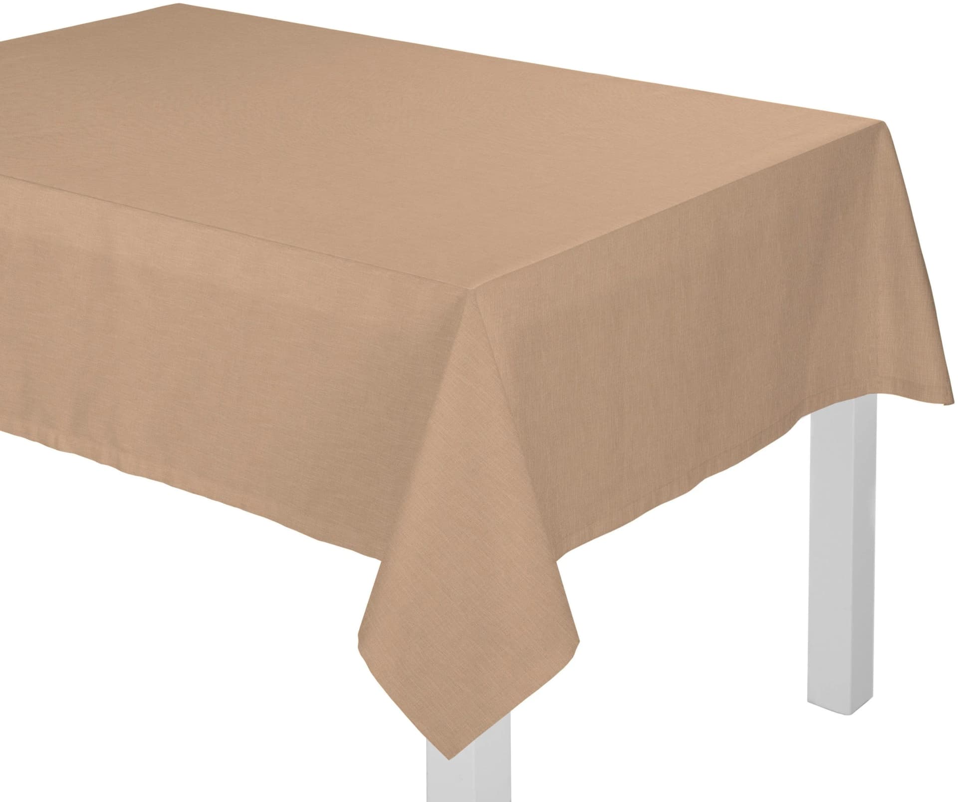 Tischdecke WIRTH 'WIESSEE' Gr. 3 beige 130x190cm Baumwolle Leinen