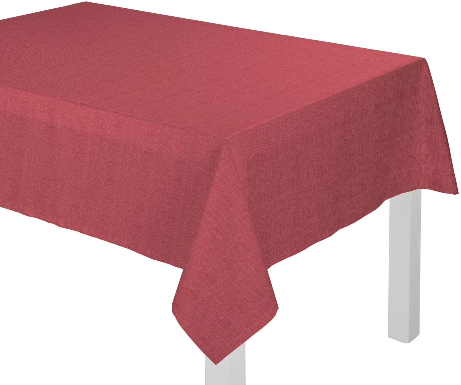 WIRTH Tischdecke WIESSEE Rosa 130x190 cm Baumwolle Leinen Modal