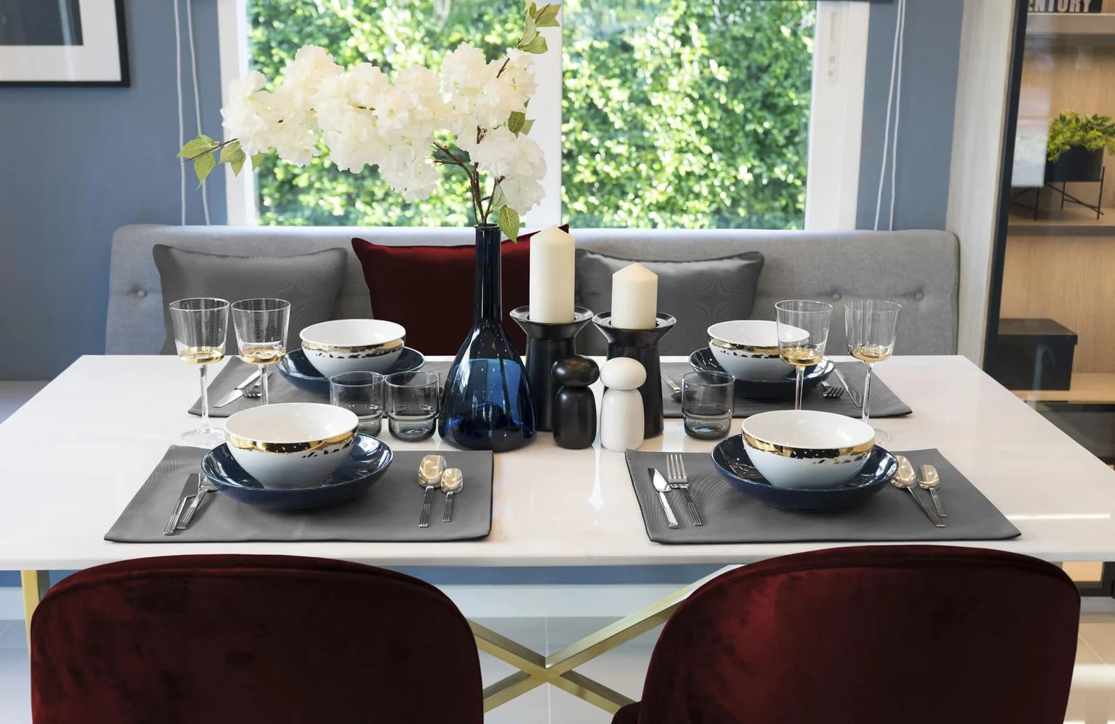 Platzset ADAM Uni Collection Light Schwarz 40x50 cm
