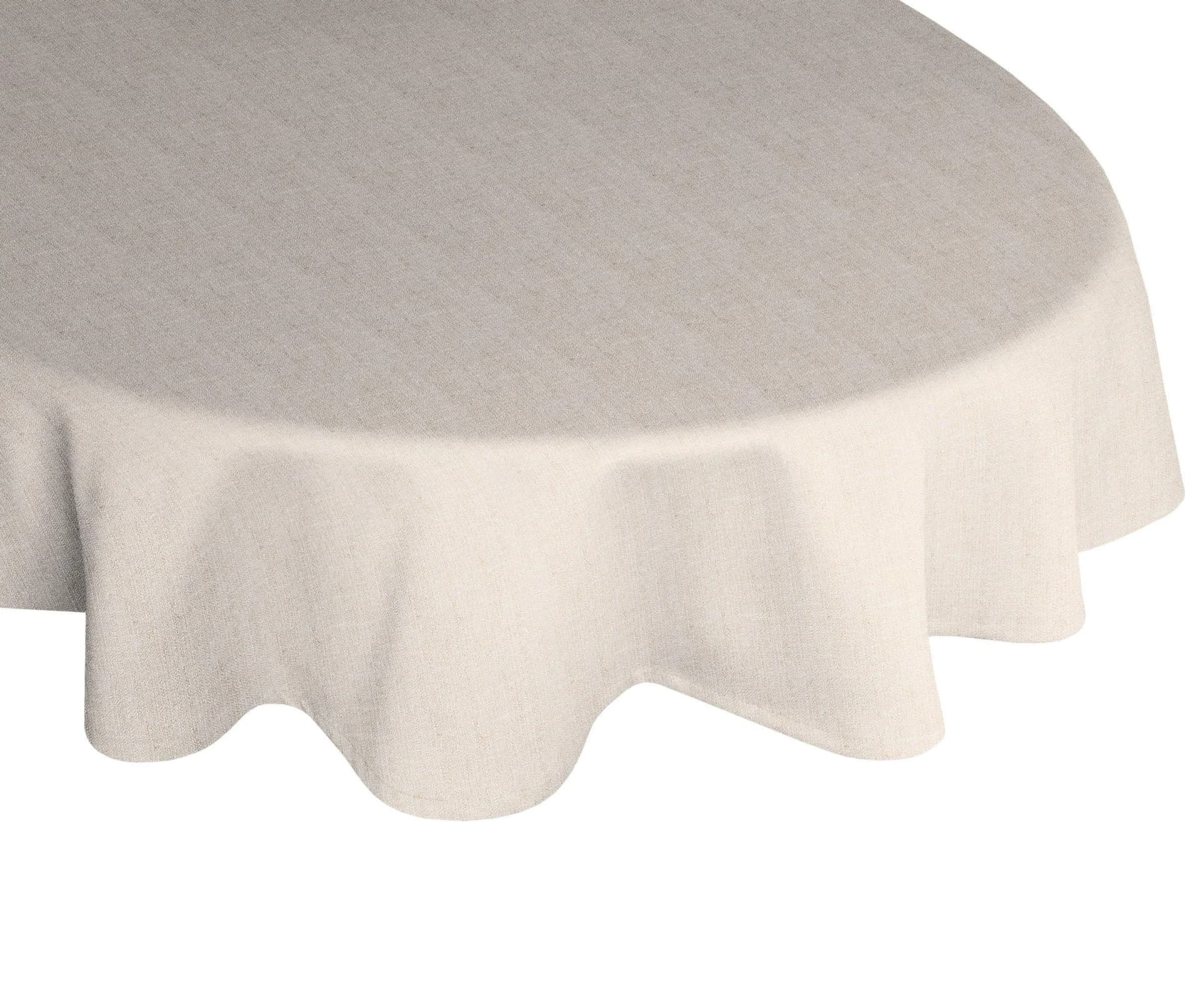 Wirth Tischdecke Torbole Oval Ocker 190x130 cm