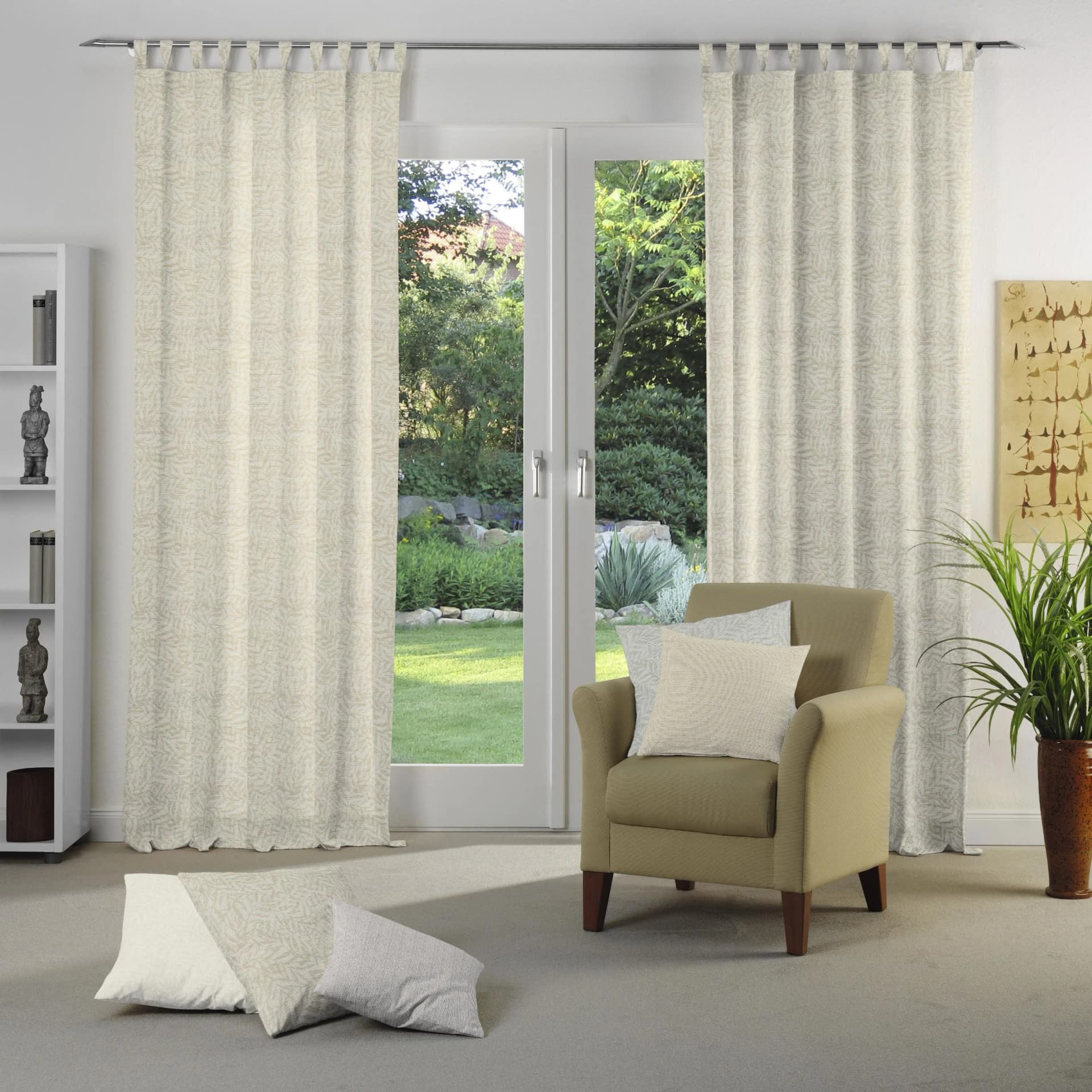 Vorhang WIRTH Gospic Gold Jacquard Baumwolle Polyester