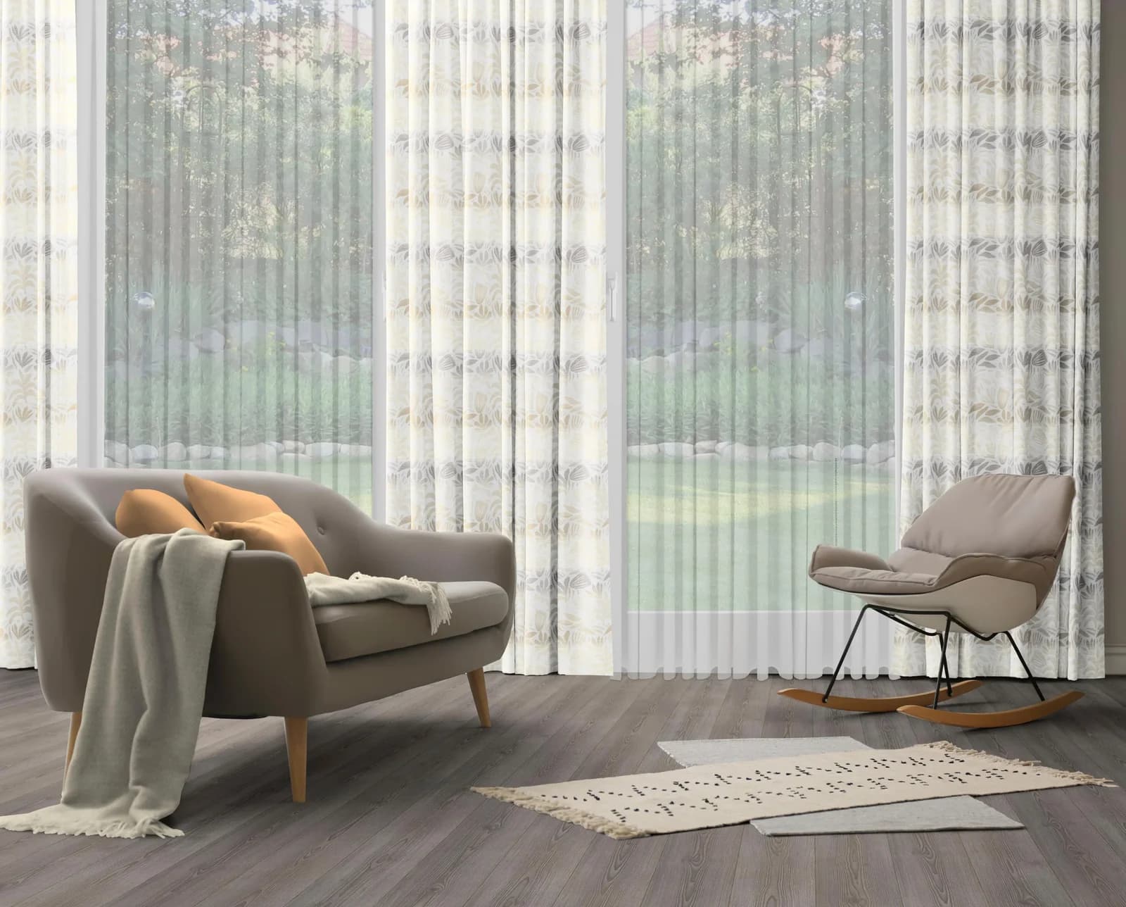 Vorhang WIRTH Kairo Jacquard Beige