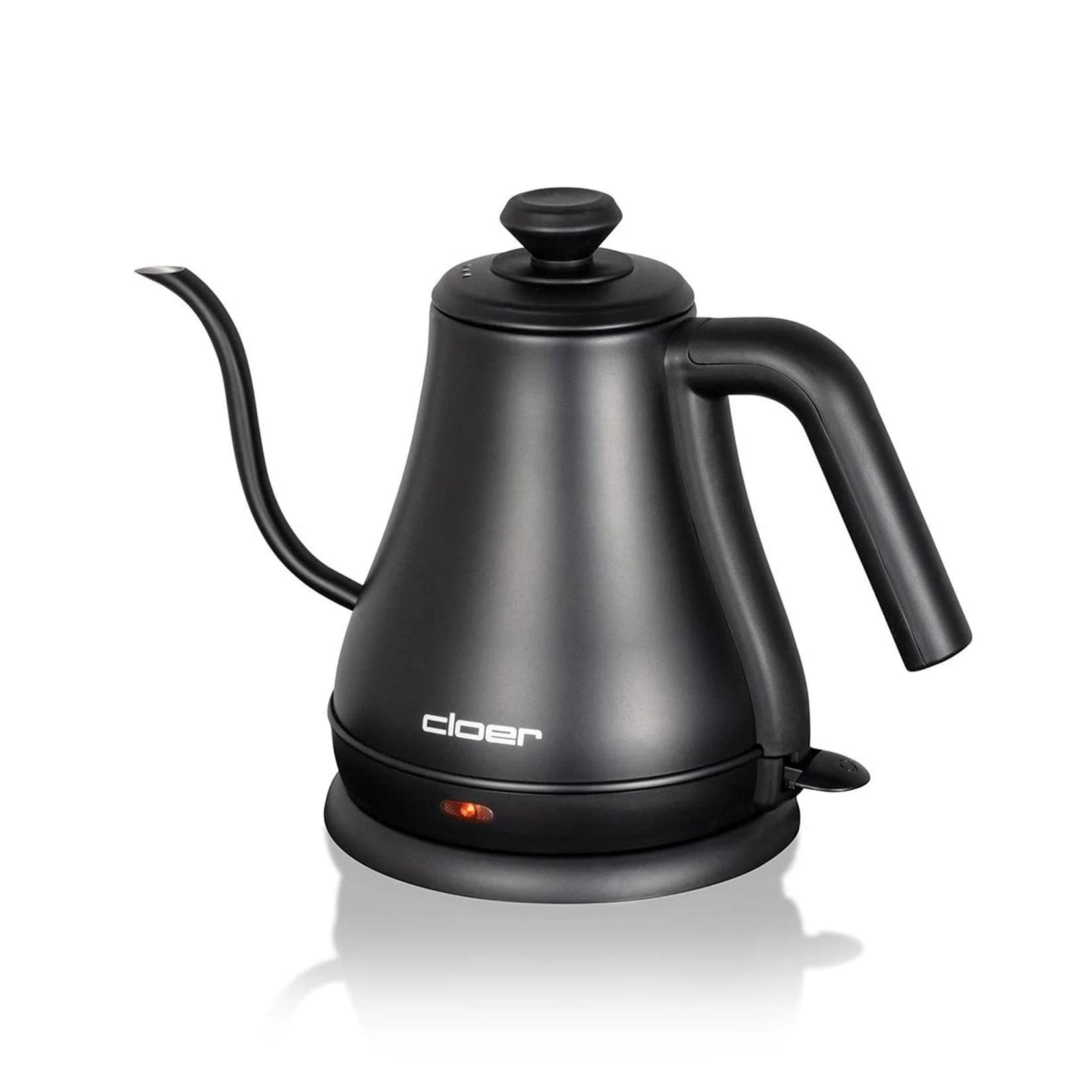 CLOER 4960 Wasserkocher Schwarz Modern Präziser Ausguss