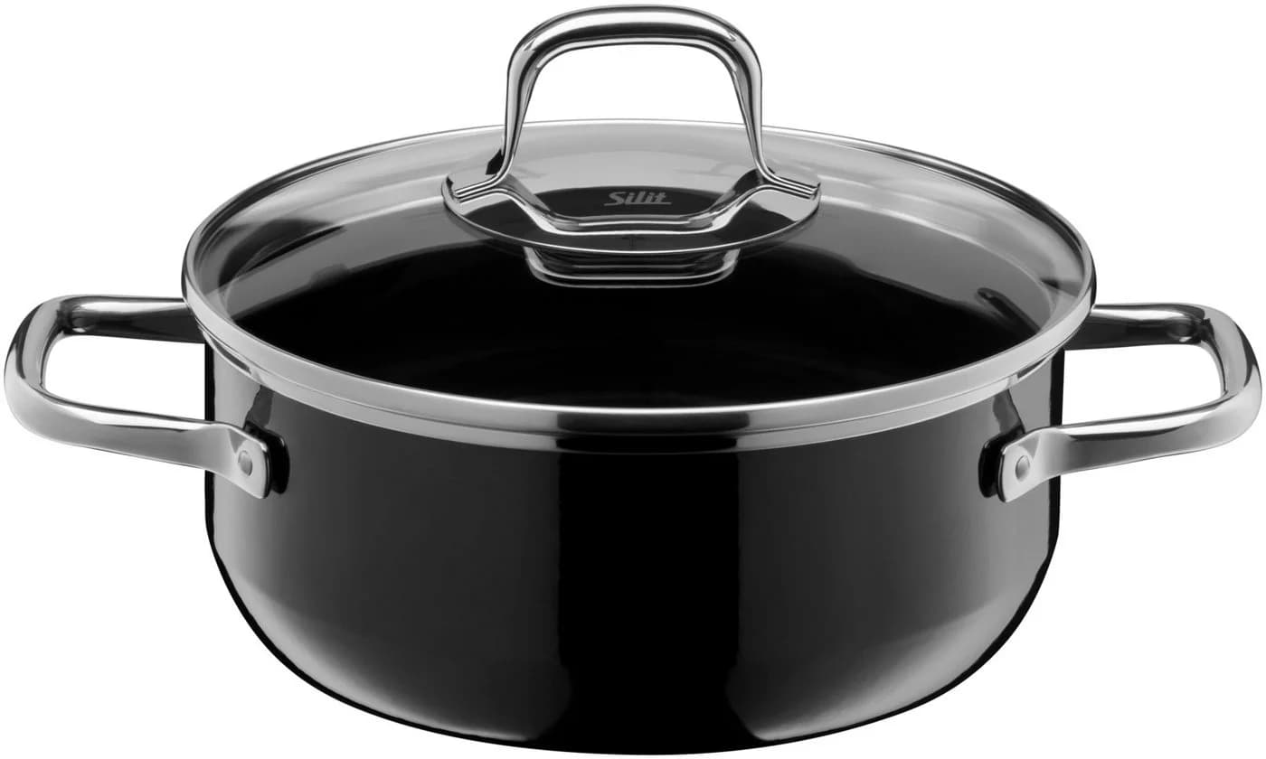 Silit Silargan® Elegance Topf-Set 4-teilig Schwarz