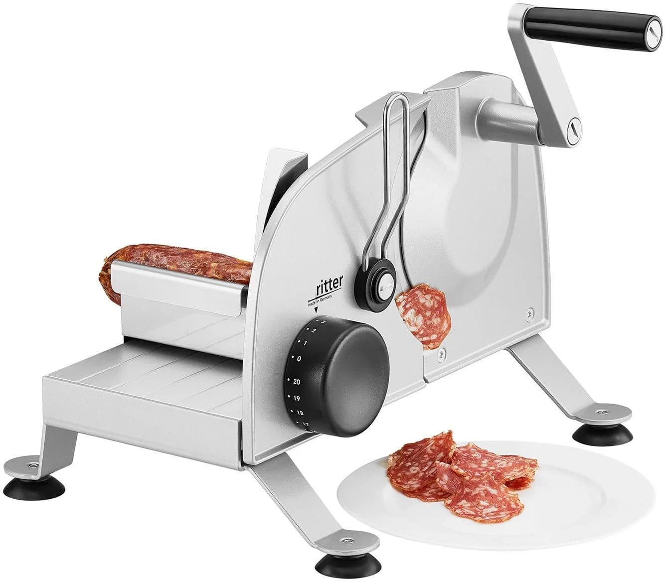 Ritter Allesschneider manus 3 silber mechanisch