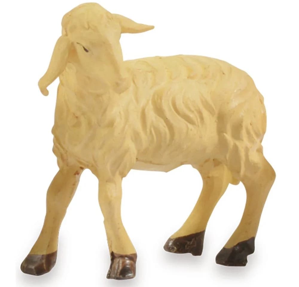 Krippen-Zubehör aus Polyresin, Creme, 4-6 cm